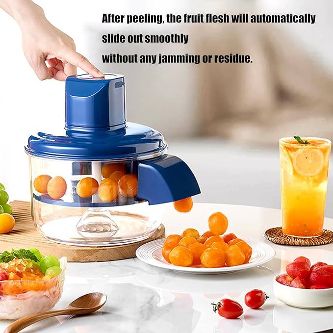 Electric Garlic & Vegetable Peeler | Automatic Peeler for Small Fruits & Veggies | Fast, Powerful, Easy to Clean & Compact