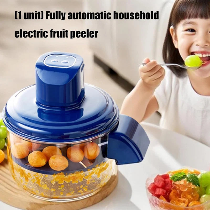 Electric Garlic & Vegetable Peeler | Automatic Peeler for Small Fruits & Veggies | Fast, Powerful, Easy to Clean & Compact